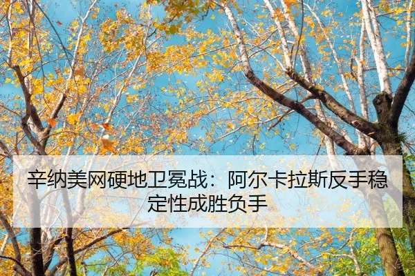 辛纳美网硬地卫冕战：阿尔卡拉斯反手稳定性成胜负手